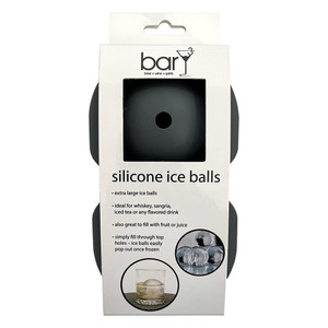 barY3 Gray Silicone Ice Tray 2 Cubes Large Spheres Mold, 1 Ea barY3 Gray Silicone Ice Tray 2 Cubes Large Spheres Mold, 1 Ea