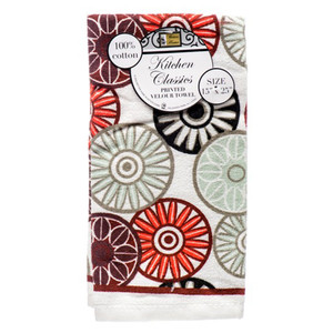 Kitchen Towel Velour Prints Home Linen, 1 Ea Kitchen Towel Velour Prints Home Linen, 1 Ea