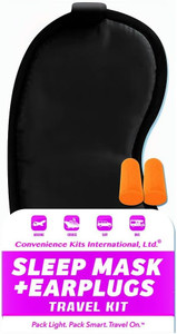 Convenience Kits Sleep Mask and Earplugs Travel Kit, 1 Kit