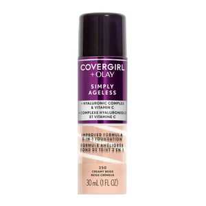 CoverGirl Foundation Simply Ageless 3-in-1 Cream Beige Shade, 1 Oz