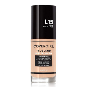 CoverGirl TruBlend Matte Made Liquid Foundation Porcelain Shade, 1 Oz CoverGirl TruBlend Matte Made Liquid Foundation Porcelain Shade, 1 Oz