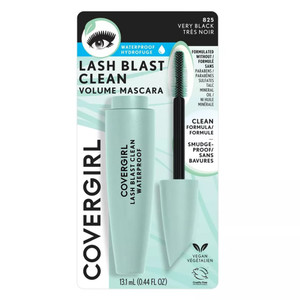 CoverGirl Lash Blast Clean Waterproof Mascara #825 Very Black Shade, 0.44 Oz CoverGirl Lash Blast Clean Waterproof Mascara #825 Very Black Shade, 0.44 Oz