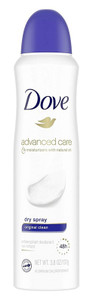 Dove Deodorant 3.8Oz Dry Spray Original Clean Dove Deodorant 3.8Oz Dry Spray Original Clean