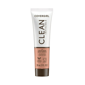 CoverGirl Clean Invisible Liquid Makeup #150 Creamy Beige Shade, 1 Ea