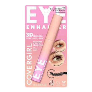 CoverGirl Eye Enhancer 3D Mascara #810 Dark Chocolate Shade, 0.3 Oz CoverGirl Eye Enhancer 3D Mascara #810 Dark Chocolate Shade, 0.3 Oz