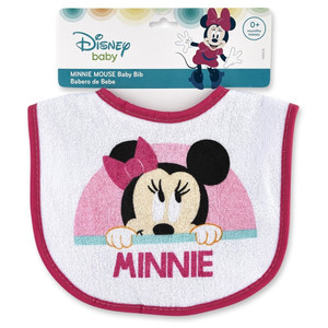 Disney Baby Terrycloth Bib Mickey Mouse Minnie Assorted Design, 1 Ea Disney Baby Terrycloth Bib Mickey Mouse Minnie Assorted Design, 1 Ea