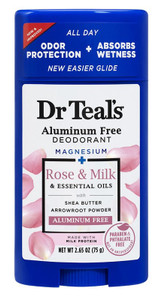 Dr Teals Deodorant Rose & Milk 2.65Oz Aluminum-Free Dr Teals Deodorant Rose & Milk 2.65Oz Aluminum-Free