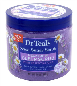 Dr Teals Shea Sugar Scrub Melatonin 19Oz Jar Dr Teals Shea Sugar Scrub Melatonin 19Oz Jar
