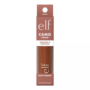 e.l.f. Camo Liquid Bronze N Sculpt Bronzer #8 Deep Shade, 0.13 Oz