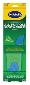 Dr. Scholls All Purpose Sport And Fitness Insoles Men Dr. Scholls All Purpose Sport And Fitness Insoles Men