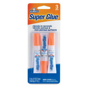 Elmers Super Glue Adhesive Pack, 3 Ea Elmers Super Glue Adhesive Pack, 3 Ea
