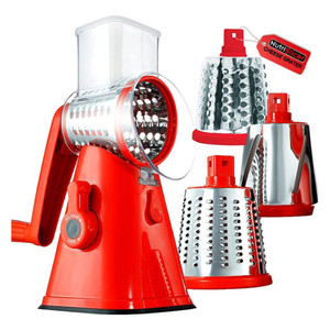 Emson NutriSlicer Vegetable & Fruit Slicer Countertop Red Tool, 1 Ea