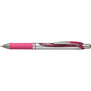 Energel RTX Retractable Liquid Gel Pen 0.7mm Metal Tip Medium Line Pink Ink, 1 Ea Energel RTX Retractable Liquid Gel Pen 0.7mm Metal Tip Medium Line Pink Ink, 1 Ea