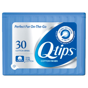 Q-Tips Cotton Swabs 30 Count Purse Pack