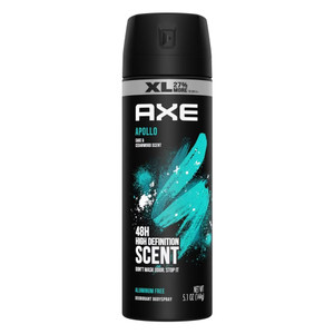 Axe Deodorant Body Spray Apollo Sage Cedarwood 5.1oz