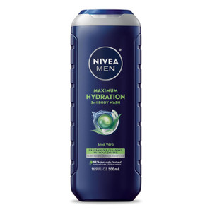 Nivea Men Body Wash 3-In-1 Aloe Vera Max Hydration 16.9oz