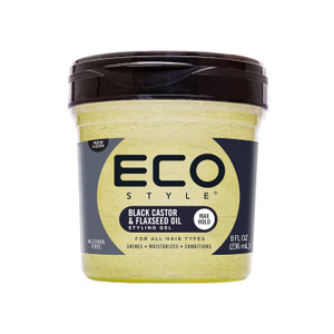 Eco Styler Styling Gel Black Castor & Flaxseed Oil 8oz