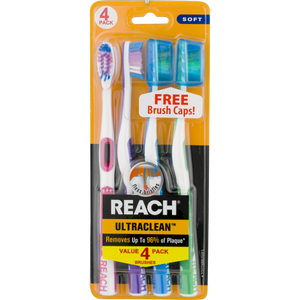 Reach Toothbrush Ultra Clean 4 Pack Soft