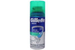 Gillette Series Shave Gel With Alo Vera Sensitive 2.5oz
