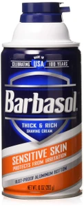 Barbasol Shaving Cream Sensitive Skin 10oz
