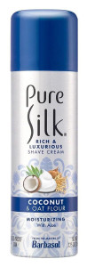 Pure Silk Shave Cream Coconut And Oat Flour Extract 7.25oz