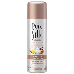 Pure Silk Shave Cream Vanilla And Shea Butter 7.25oz