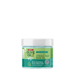 Ors Olive Oil Strong Hold Edge Gel With Rice Water 4oz