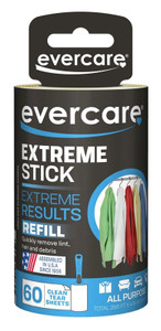 Evercare Lint Roller Extreme Stick Refill 60 Sheets Evercare Lint Roller Extreme Stick Refill 60 Sheets