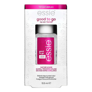 essie salon quality nail care vegan clear top coat Good To Go, 0.46 Oz