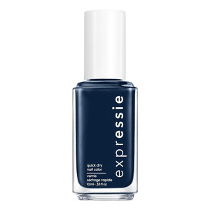 essie expressie quick dry nail polish vegan power moves blue feel the hype, 0.33 Oz