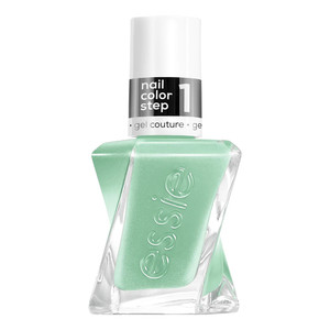 essie gel couture gel-like nail polish vegan green bling it, 0.46 Oz