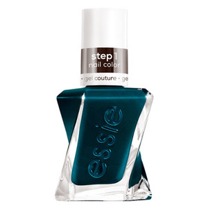 essie gel couture gel-like nail polish vegan green jewels and jacquard only, 0.46 Oz