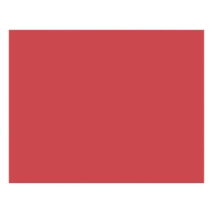 Pacon Railroad Poster Board Red for School and Art Use 28 x 22 In 1 Ea