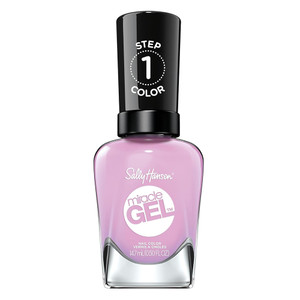 Sally Hansen Miracle Gel Nail Polish Longwear Chip-Resistant Bold Shine Orchid-ing Aside 0.5 Oz