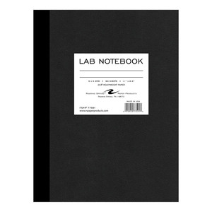 Roaring Spring Lab Notebook Graph Ruled 5x5 Grid 11 inch x 8.5 inch Durable Binding 60 Sheets
