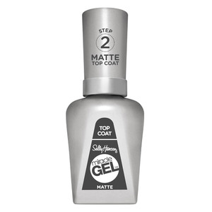 Sally Hansen Miracle Gel Nail Polish Longwear Chip-Resistant Bold Shine Matte Top Coat 0.5 Oz