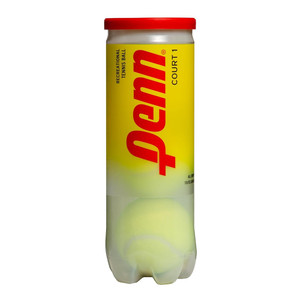 Penn Court One Tennis Balls for Outdoor Play 3 Ball Can