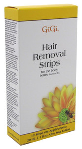 Gigi Strips Body Hair Removal 12 Strips (24 Applications) Gigi Strips Body Hair Removal 12 Strips (24 Applications)
