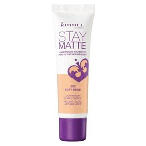 Rimmel Stay Matte Foundation Soft Beige Lightweight Shine Control Full Coverage 1 Oz