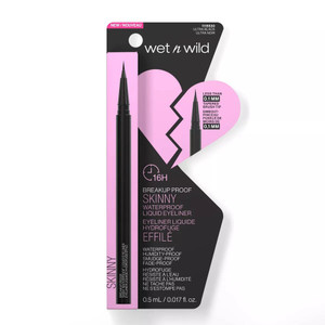wet n wild Eyeliner Breakup-Proof Liquid Black 1 Ea