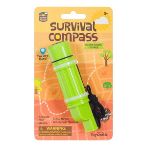 Toysmith Outdoor Discovery Survival Compass Assorted Durable Navigation Tool 1 Ea