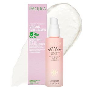 Vegan Collagen Everyday Lotion for Daily Sun Protection SPF30 1.7 Oz