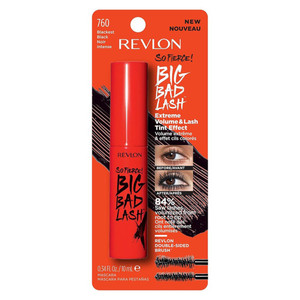 Revlon So Fierce Mascara Washable Blackest Black for Bold Volume 0.27 Oz