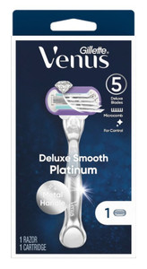 Gillette Venus Razor Deluxe Smooth Platinum + 1 Refill Gillette Venus Razor Deluxe Smooth Platinum + 1 Refill