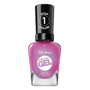 Sally Hansen Miracle Gel Nail Polish Longwear Chip-Resistant Bold Shine Quartz and Kisses 0.5 Oz