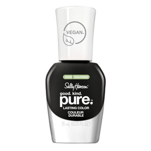 Sally Hansen Good.Kind.Pure Nail Polish Geode to Joy Collection Plant-Based Vegan Black Stone 0.33 Oz
