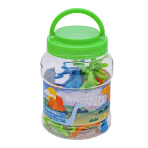 Toysmith Jar Full of Dinos Assorted Figurines 1 Ea