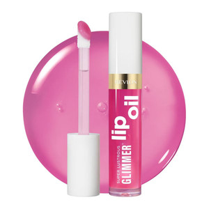 Revlon Super Lustrous Glimmer Lip Oil #004 Gone Rose Nourishing Glossy Finish 0.13 Oz