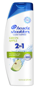 Head & Shoulders Shampoo Green Apple 2-In-1 12.5Oz Head & Shoulders Shampoo Green Apple 2-In-1 12.5Oz