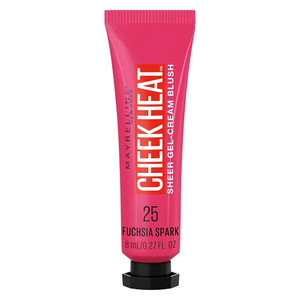 Maybelline Cheek Heat Gel-Cream Blush, 25 Fuchsia Spark, 0.27 oz